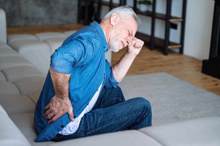 Unhappy mature man feeling bad